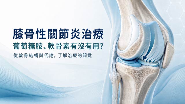 膝骨性關節炎治療：葡萄糖胺、軟骨素有沒有用？